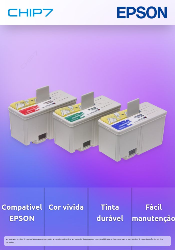 Tinteiro EPSON SJIC7(R) Vermelho - TM-J7100