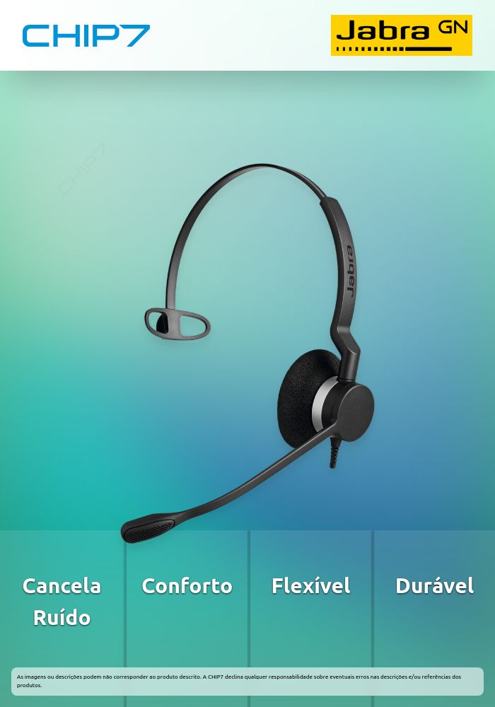 Headset Jabra BIZ 2300 QD Mono (2303-820-104)