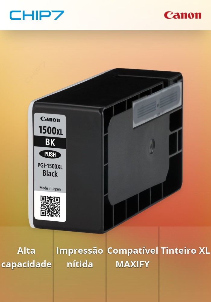 Tinteiro CANON PGI-1500XL Preto