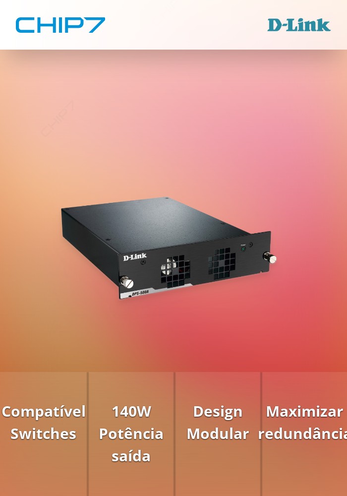 Fonte Redundante Modular D-Link DPS-500A 140W