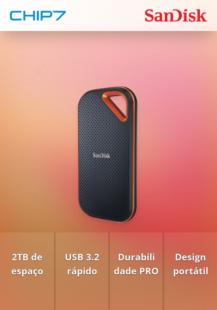 2TB SSD Disco Externo SanDisk Extreme PRO USB 3.2 Gen 2x2