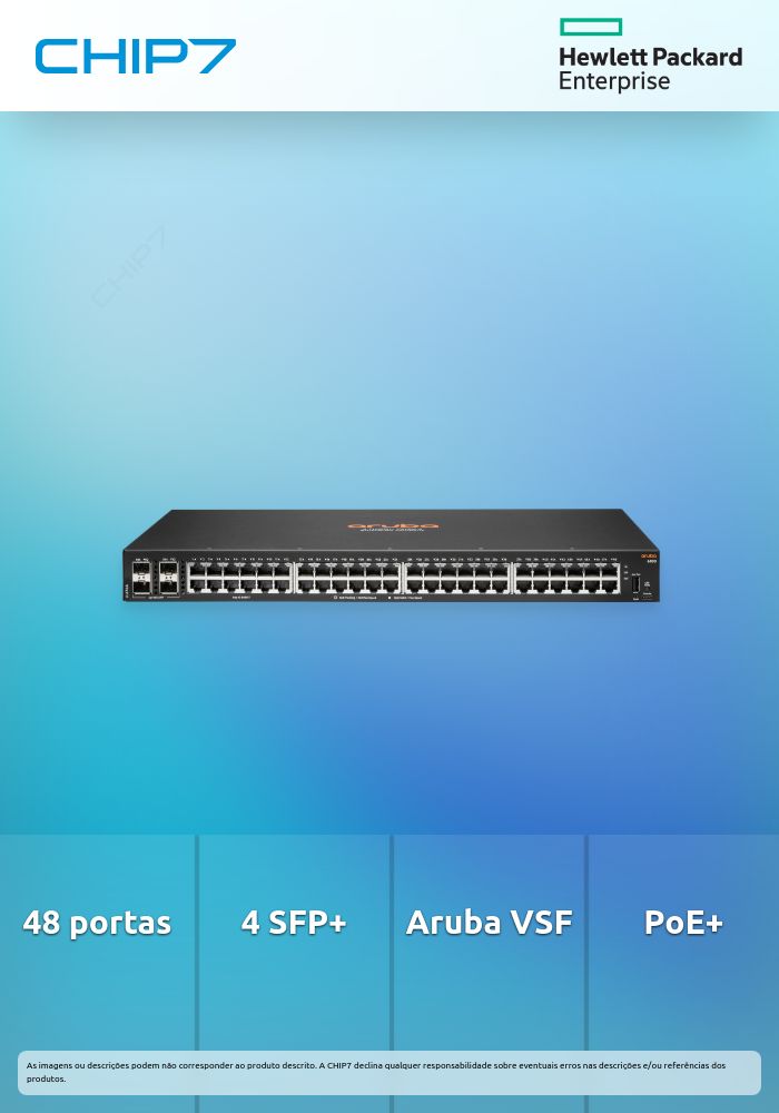 Switch HPE Aruba 6100 48G 4SFP+