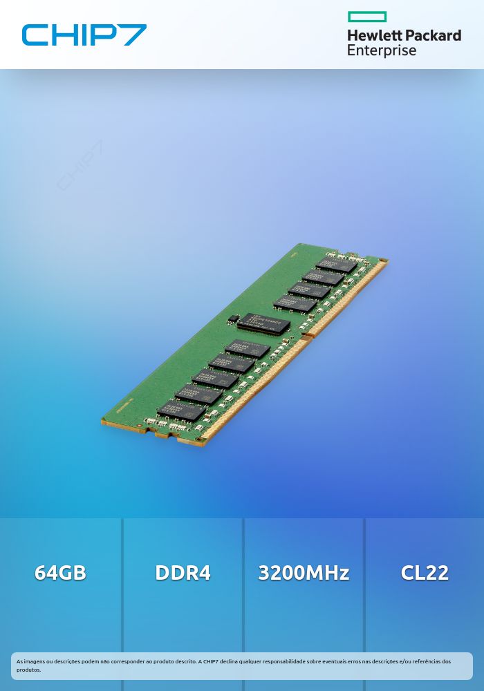 64GB RAM HPE SmartMemory DDR4 DIMM 3200 MHz CL22