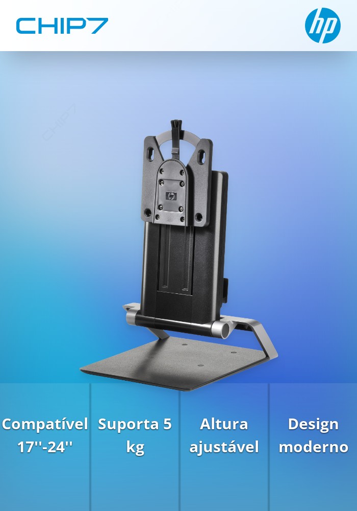 Suporte de Mesa HP G1V61AA Ajustável 17'' a 24'' Até 5 kg