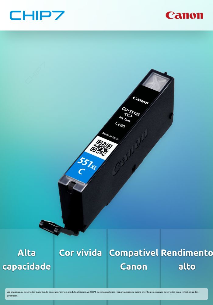 CLI-551XL C - Cyan XL ink Cartridge