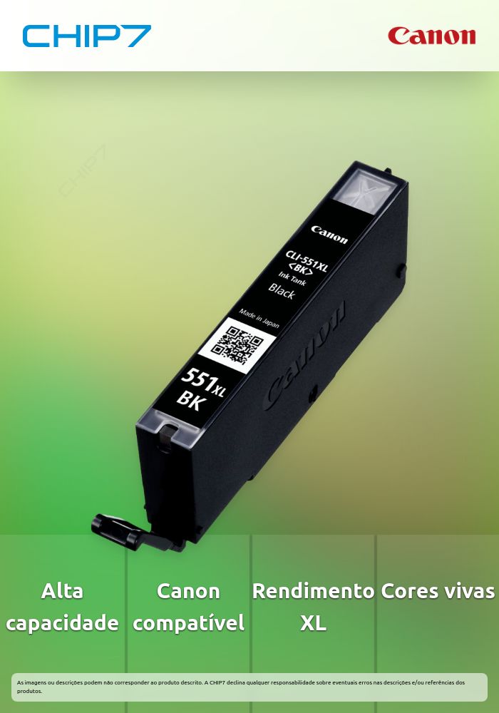 CLI-551XL BK - Black XL ink Cartridge