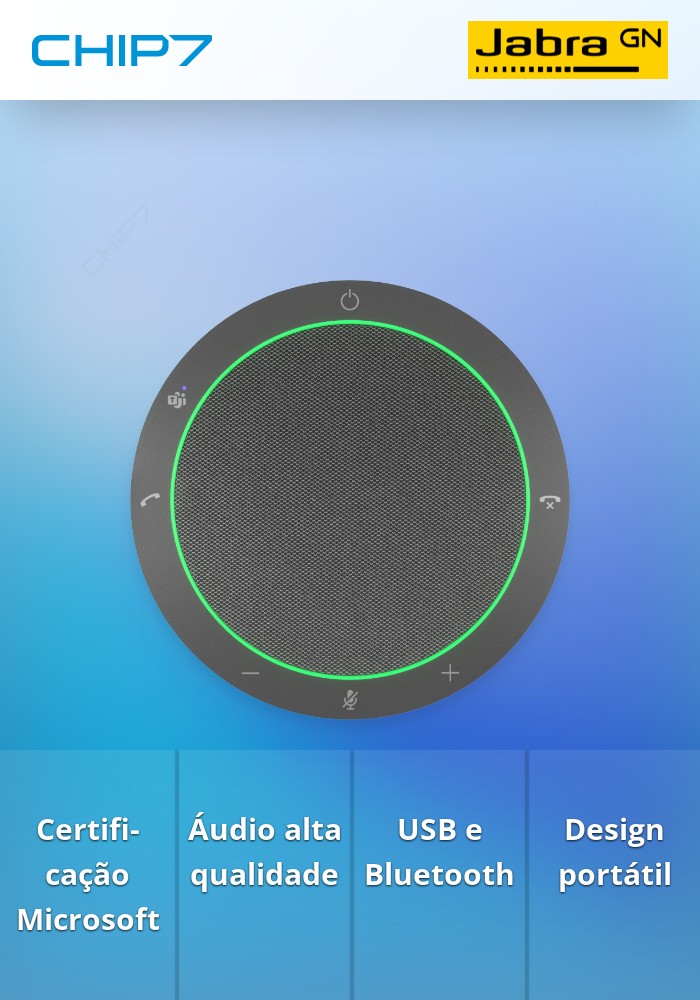 Altifalante Jabra Speak2 40 MS - Certificado para Microsoft Teams