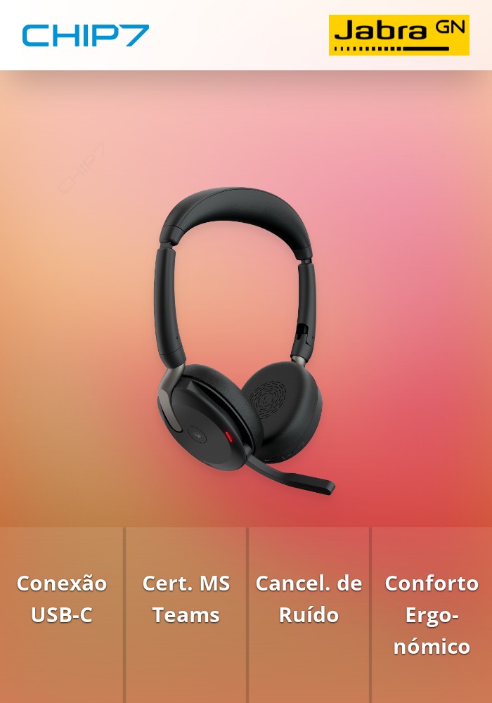 Headset Jabra Evolve2 65 Flex MS USB-C (26699-999-899)