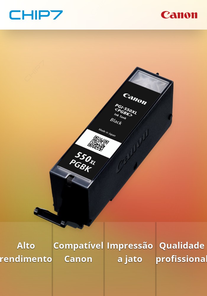 PGI-550XL PGBK - Black XL ink Cartridge