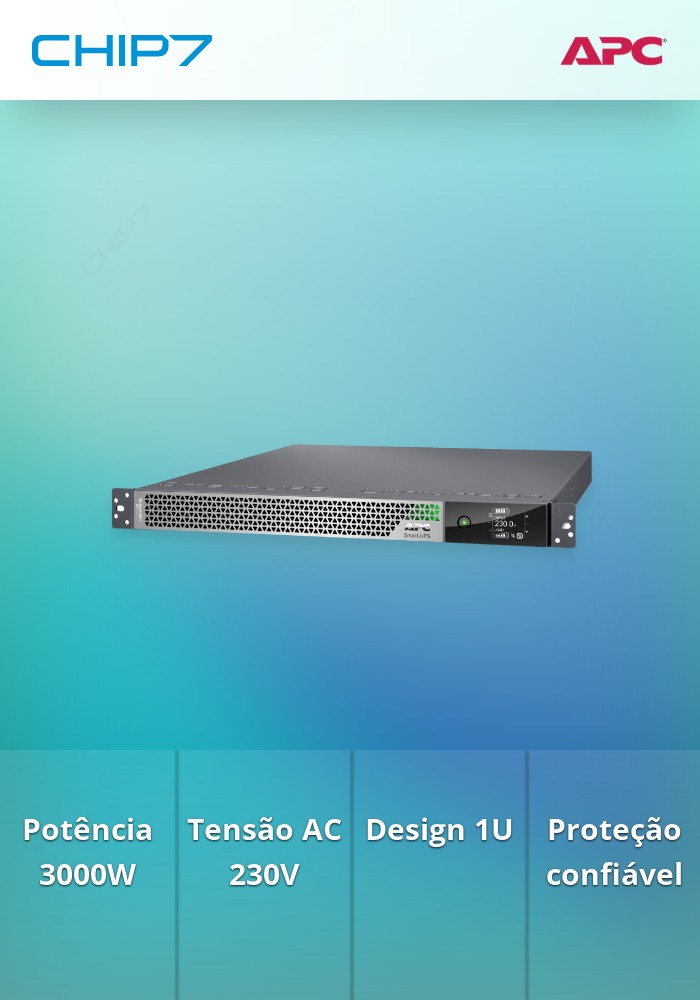 UPS APC Smart Ultra 3000W 3000VA AC 230V 1U