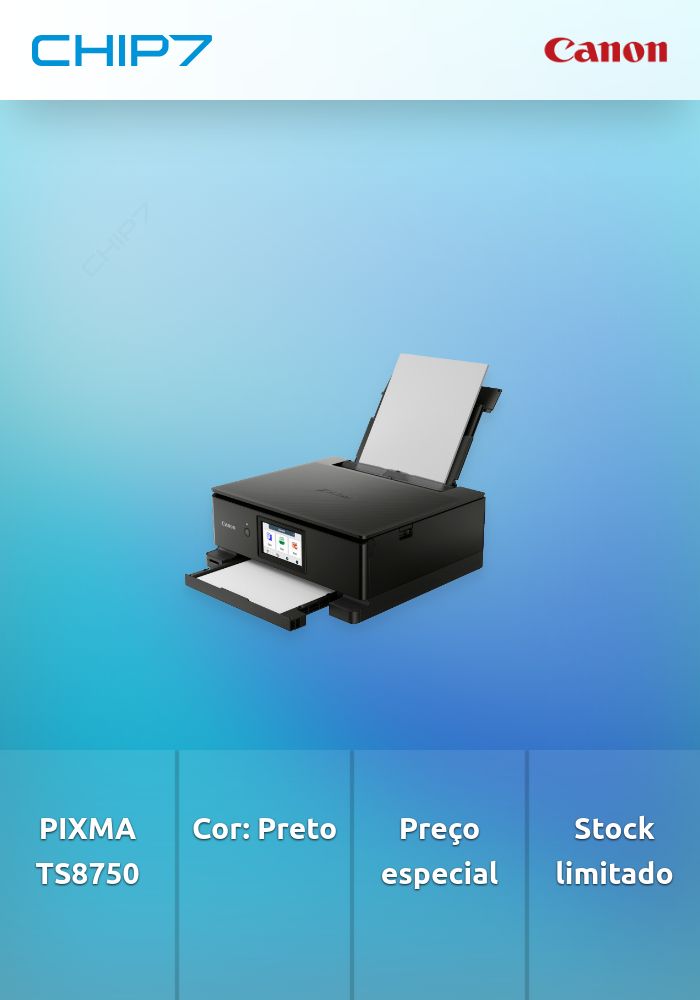 Impressora Multifunções Canon PIXMA TS8750 Jato de tinta