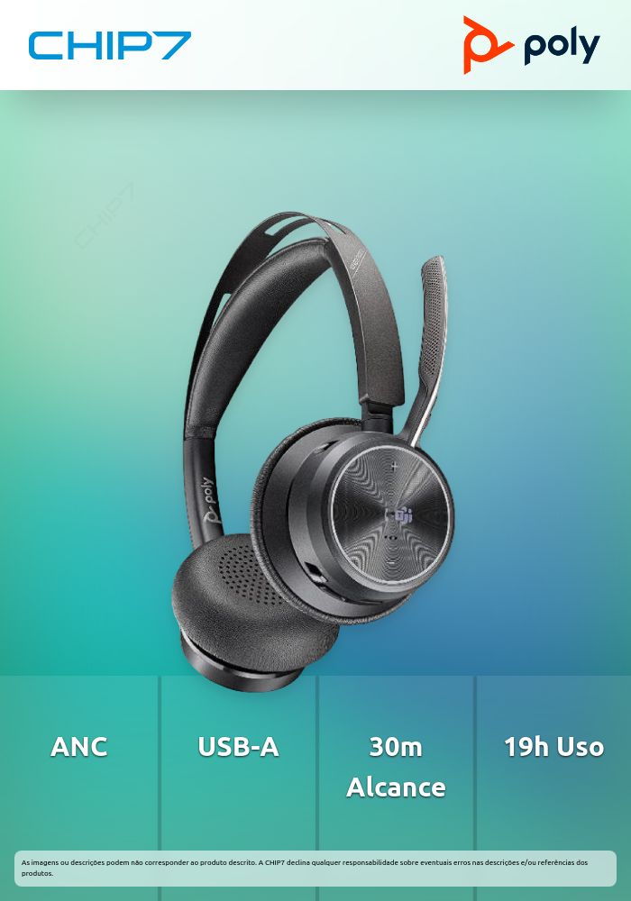 Headset Poly Voyager Focus 2 M USB-A (77Y85AA)