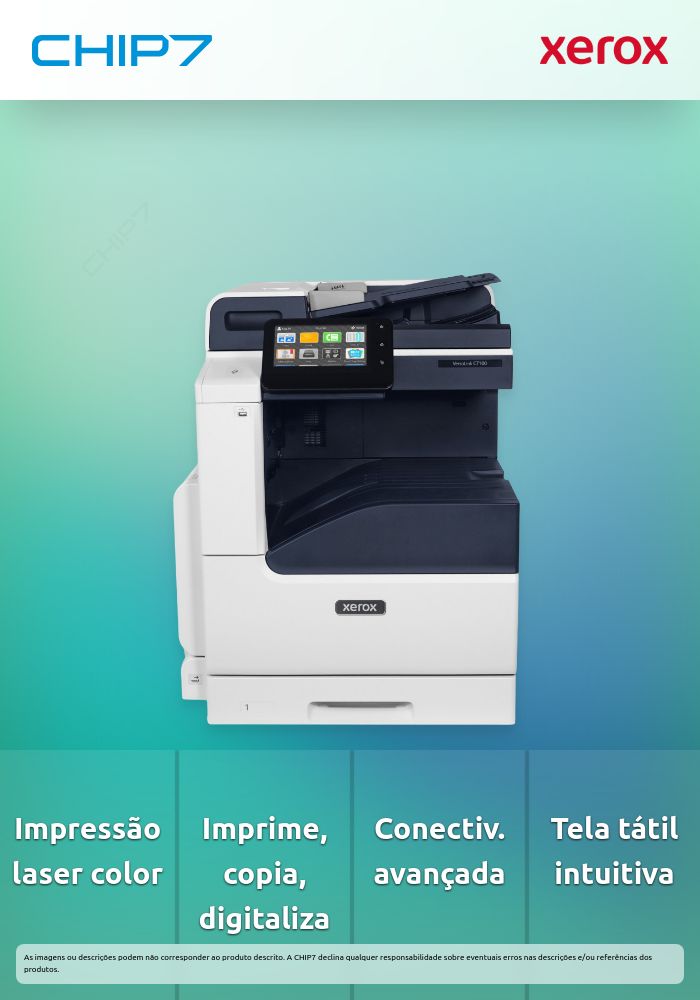 Impressora Multifunções Xerox VersaLink C7130V/DN Laser a Cores