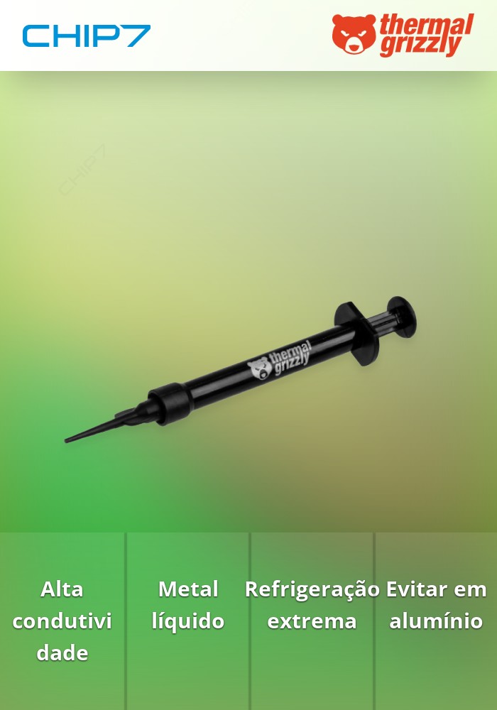 Metal Líquido Thermal Grizzly Conductonaut (5g)
