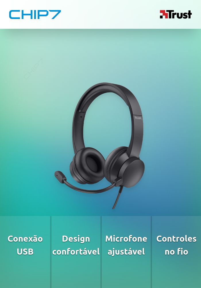 Headset Trust HS-201 USB