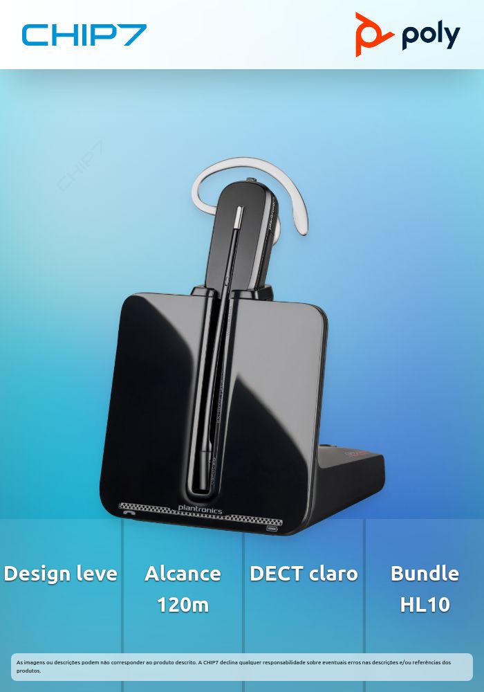 Headset Poly CS540 + Bundle HL10 (84693-12)