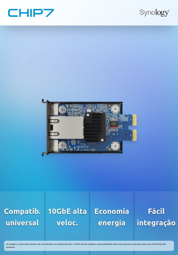 Cartão de Rede SYNOLOGY E10G22-T1 Mini
