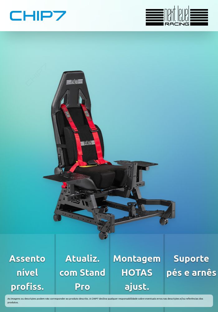 Assento Next Level Racing Flight Seat Pro