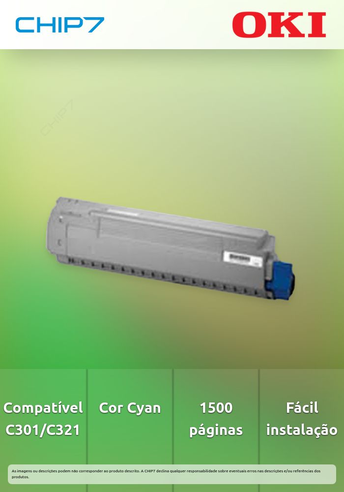 Toner C301/C321 Cyan - 1,5K
