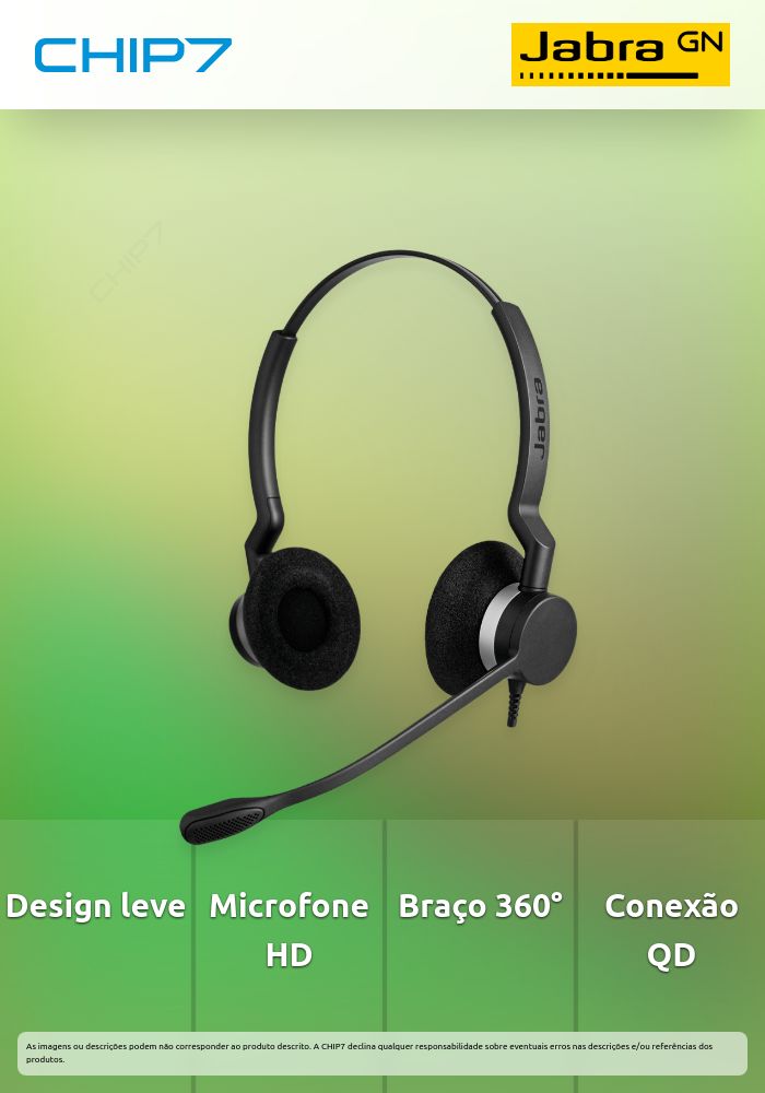 Headset Jabra BIZ 2300 QD Duo (2309-820-104)