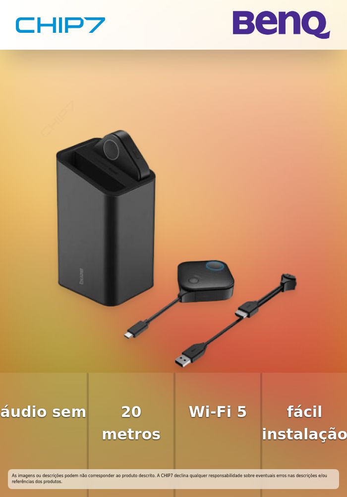 Extensão de áudio/video sem fios BenQ InstaShow VS20 Wi-Fi 5 até 20m