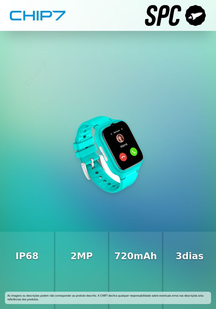 SPC SMARTWATCH SMARTEE 4G KIDS 1.7 IP68 GPS SOS