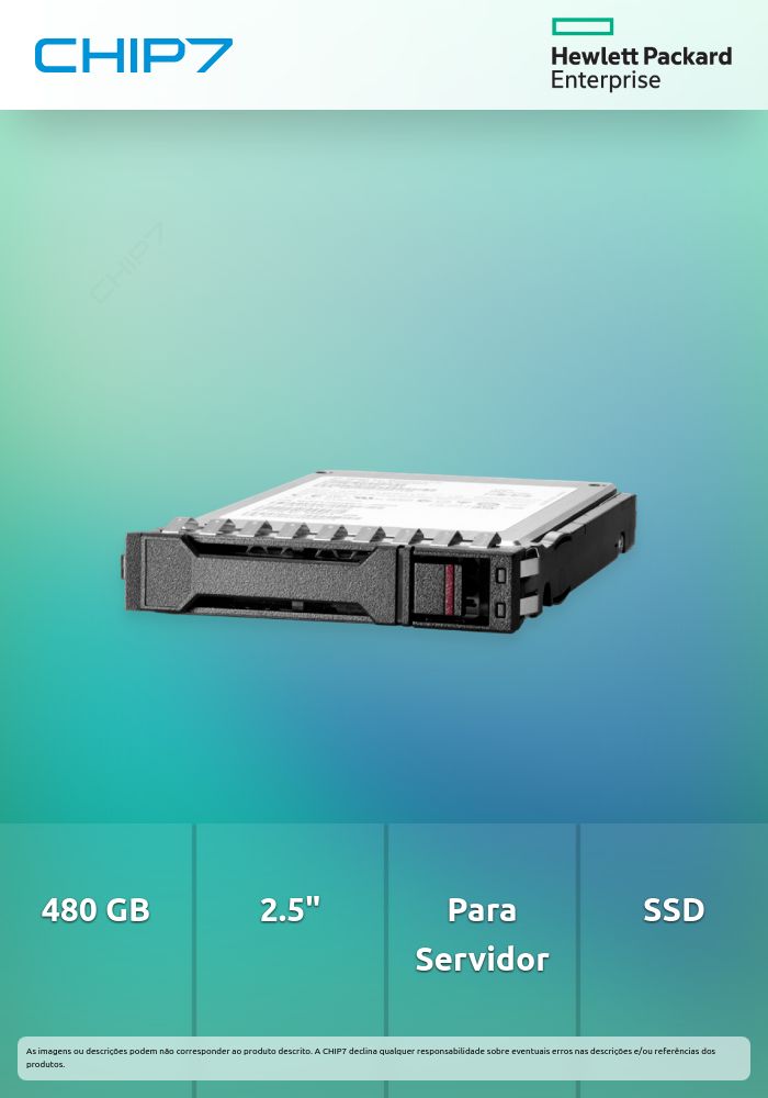 480GB SSD Disco Interno HPE SATA MU SFF BC MV