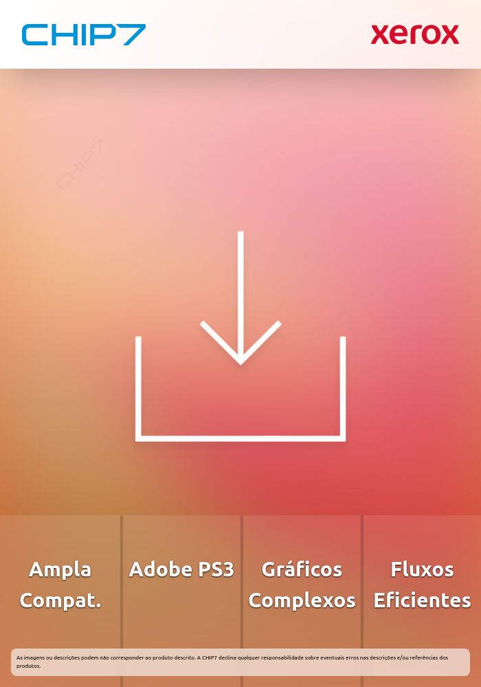 Licença Adobe PostScript 3 para VersaLink B7125 B7130 B7135 C7120 C7125 C7130