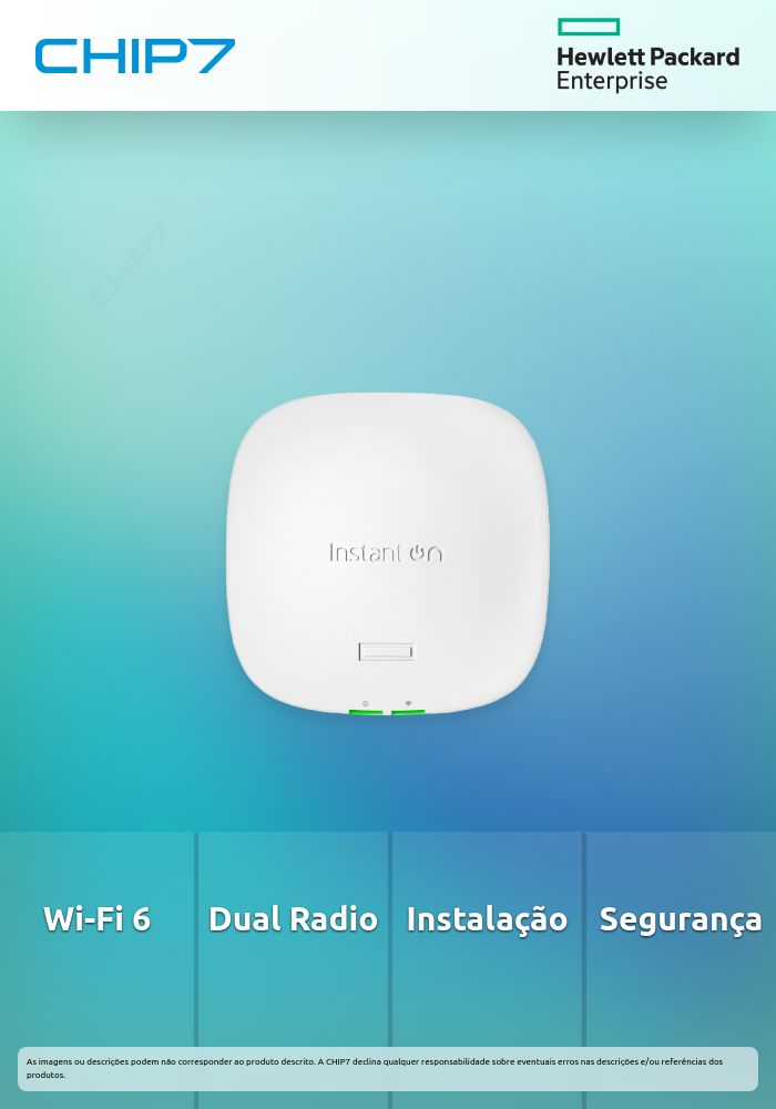 Access Point HPE Networking Instant On AP21 (RW) Dual Radio 2x2 Wi-Fi 6