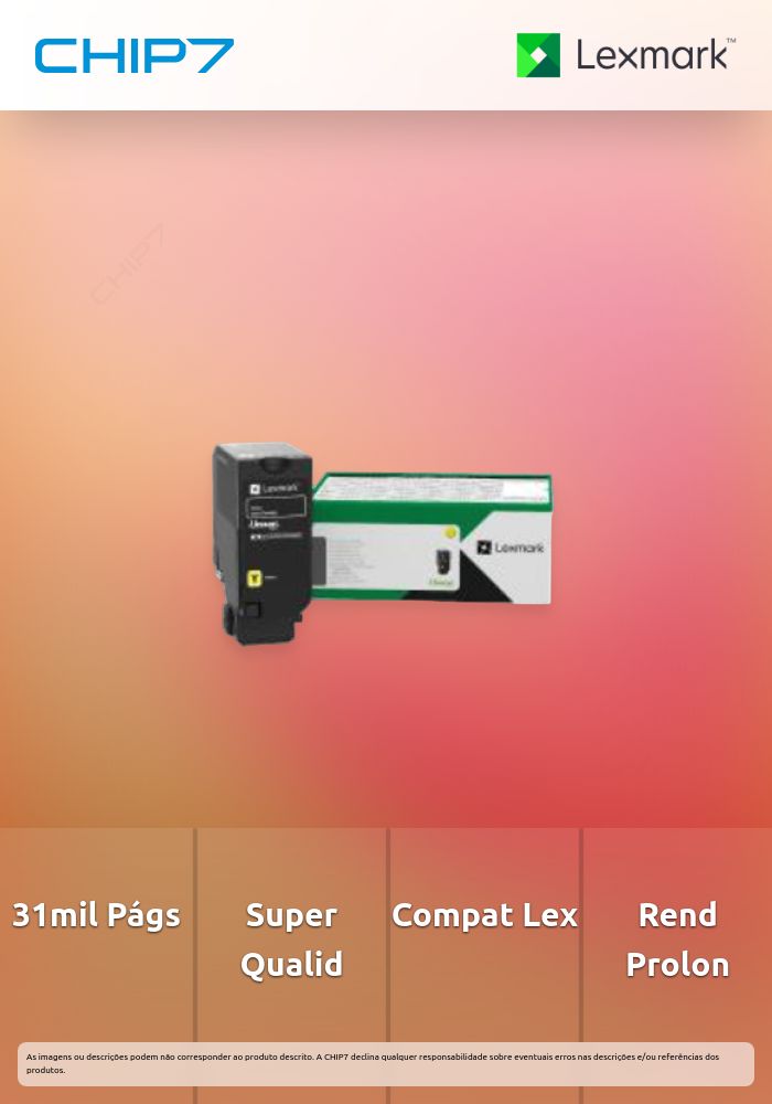 Toner LEXMARK PROG RET 31K