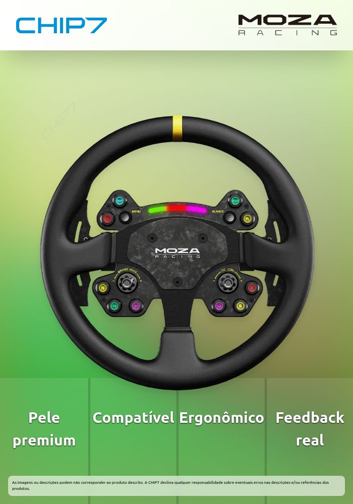 Volante MOZA Racing RS V2 Pele RS25