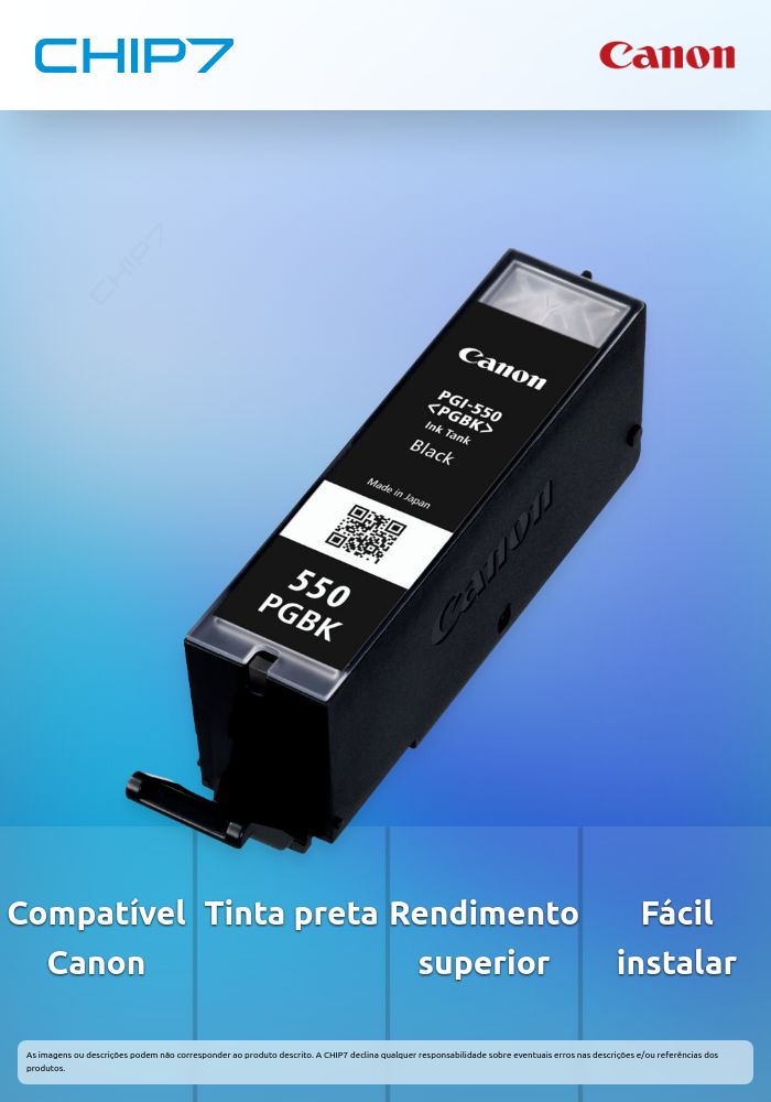 PGI-550 PGBK - Black Ink tank