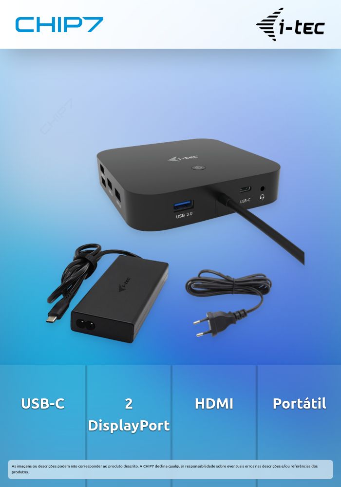 Docking Station I-TEC USB-C HDMI 2x DP