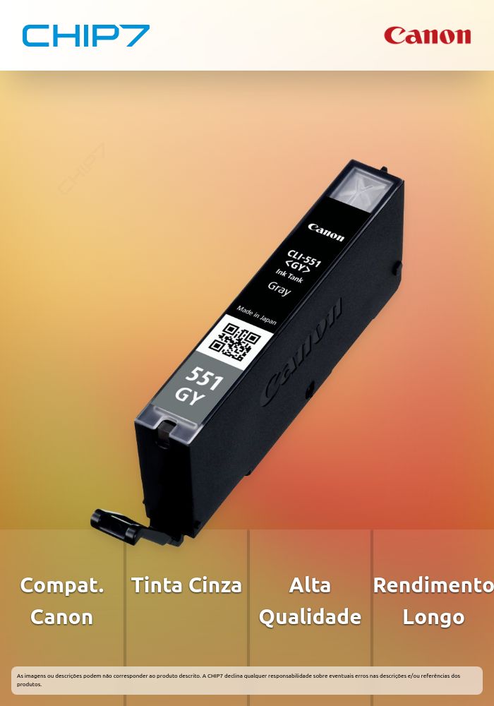 CLI-551 GY - Grey Ink Cartridge