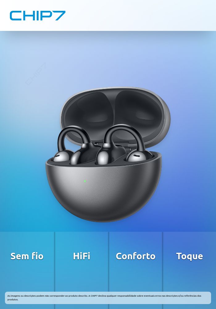 Earbuds True Wireless Huawei FreeClip Preto