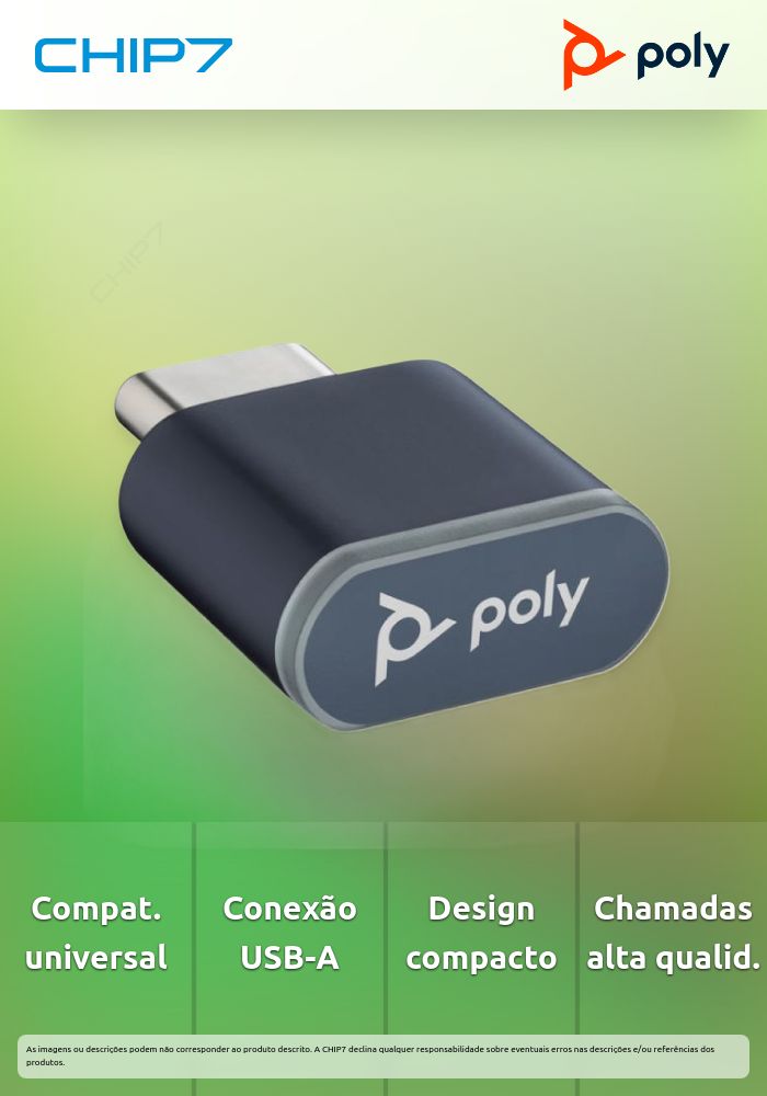 Adaptador Poly Bluetooth USB-A BT700 (786C4AA) | CHIP7
