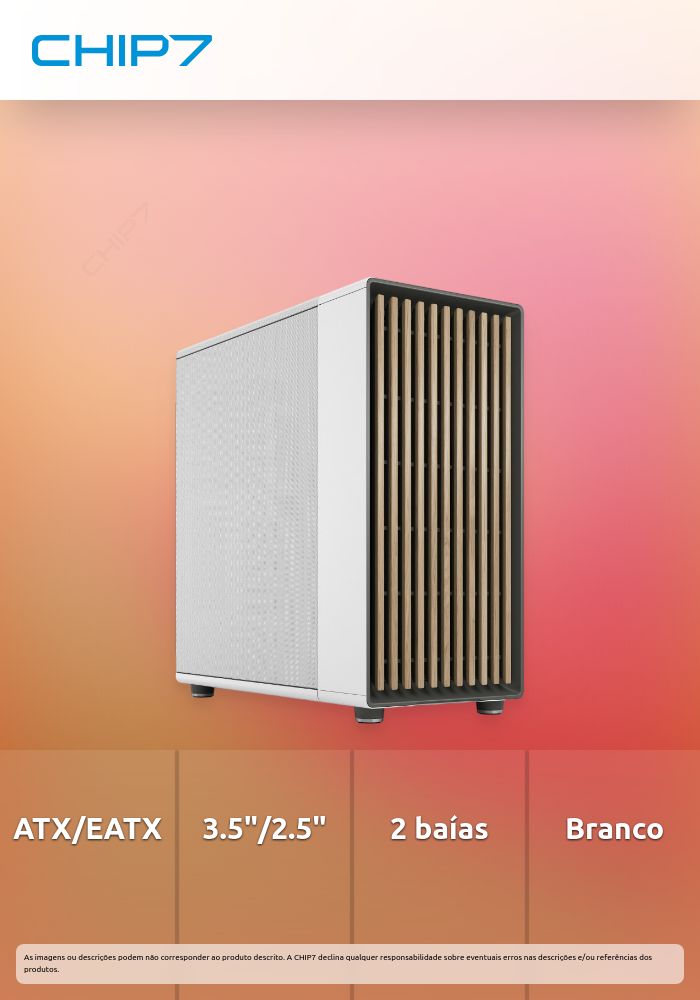 Caixa E-ATX Fractal Design North XL Chalk White