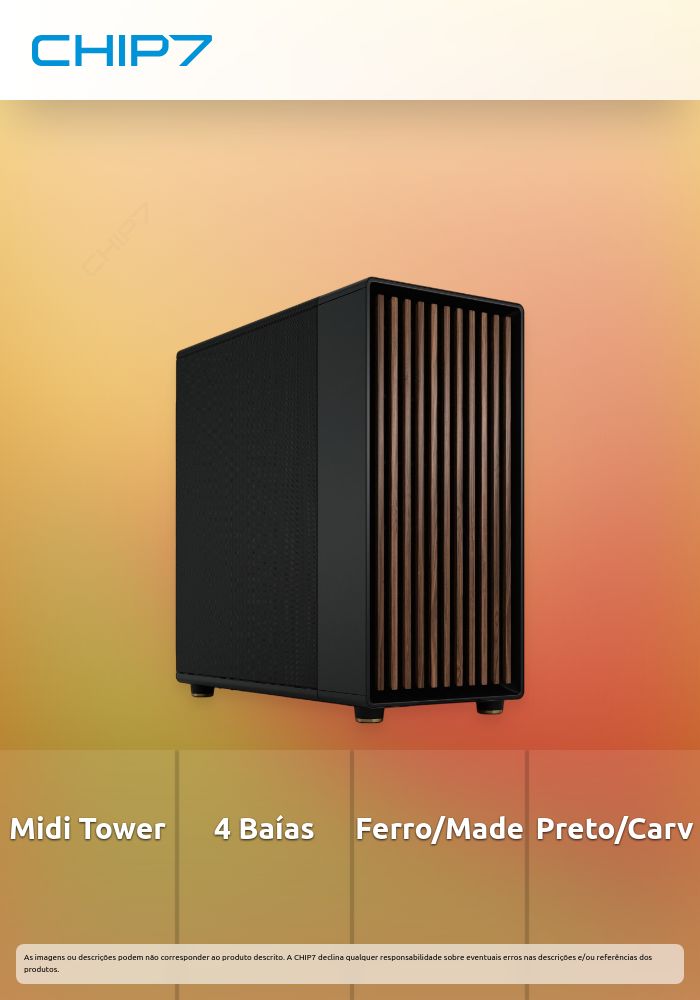 Caixa E-ATX Fractal Design North Xl Charcoal Black