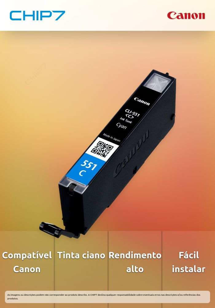 CLI-551 C - Cyan ink tank