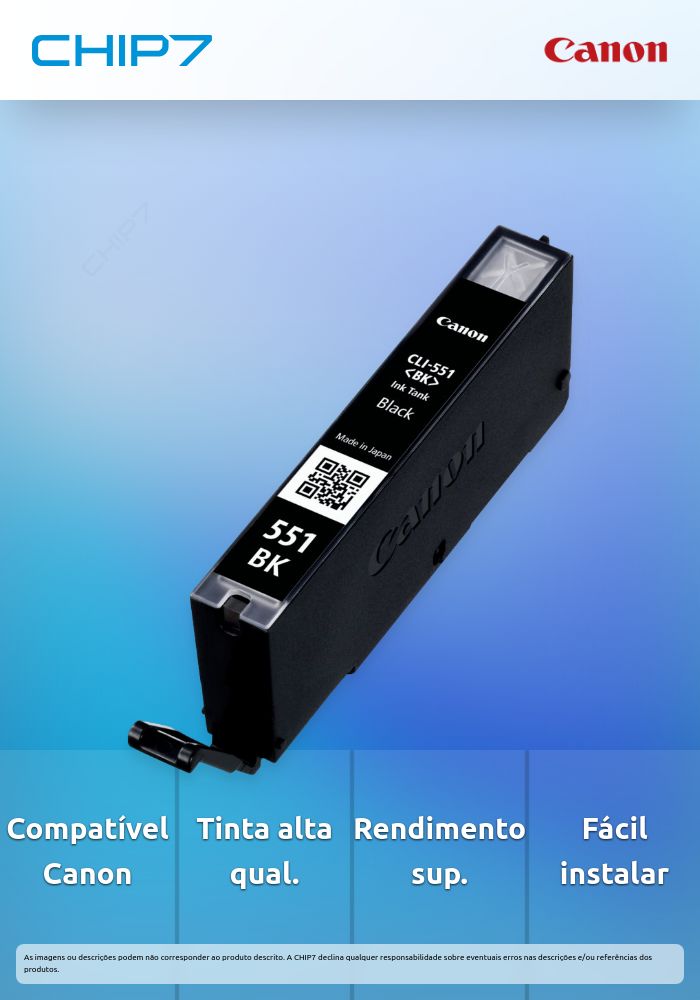 CLI-551 BK - Black Ink tank