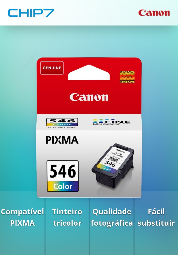 Tinteiro CANON CL-546 Cor - PIXMA