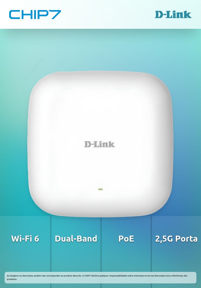 Access Point D-Link AX3000 Wi-Fi 6 Dual-Band PoE Nuclias Connect (1 port 2,5G)
