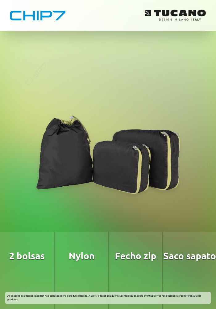 Kit de Viagem Tucano Piego (Preto)
