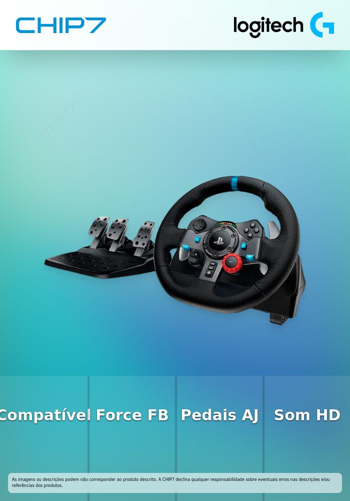 Bundle Volante Logitech G29 Driving Force PS5/PS4/PS3/PC + Headset Astro Gaming A10 Branco/Azul