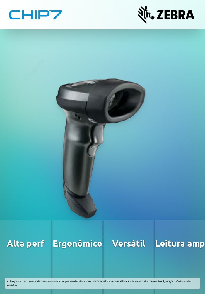 Leitor de Código de Barras Zebra LI2208 SR (LI2208-SR7U2100AZW)