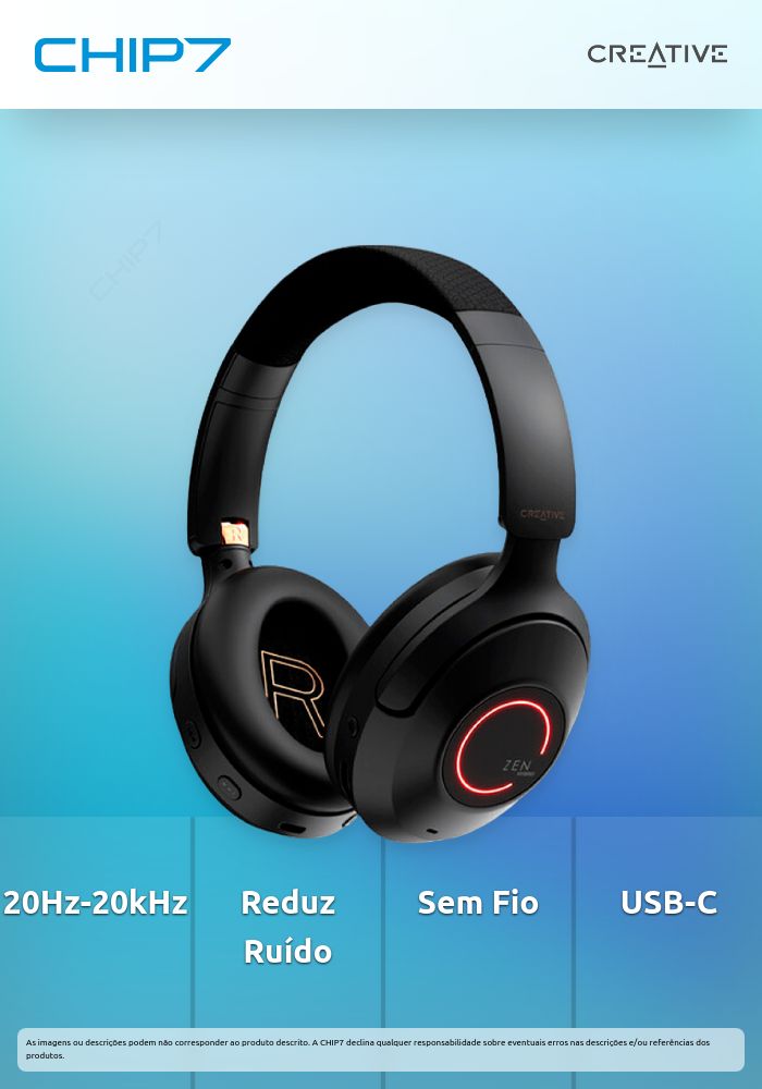 Headset CREATIVE GAMING RGB BLUETOOH ZEN HYBRID PRO