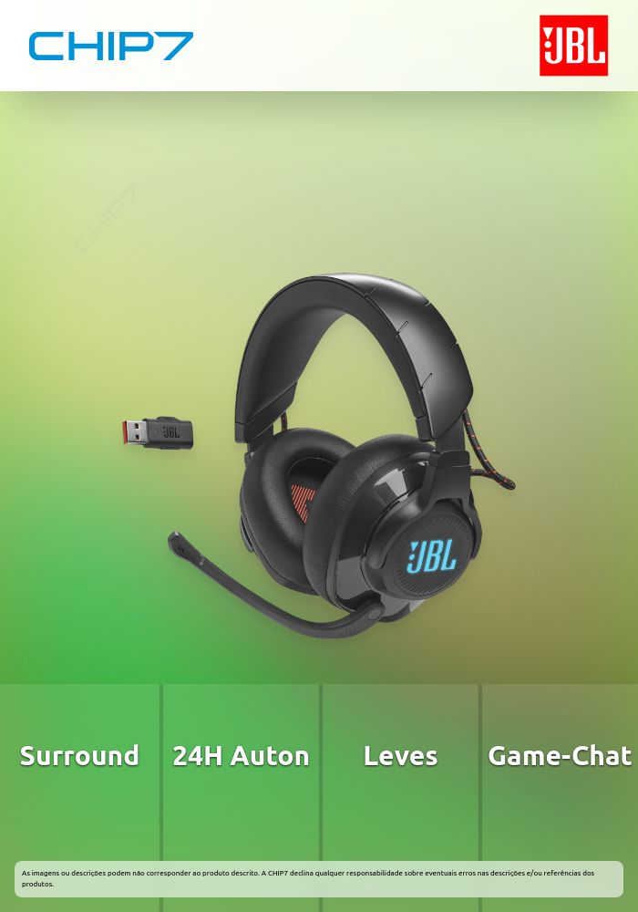 JBL GAMING HEADSET QUANTUM Q610W WIRELESS RGB