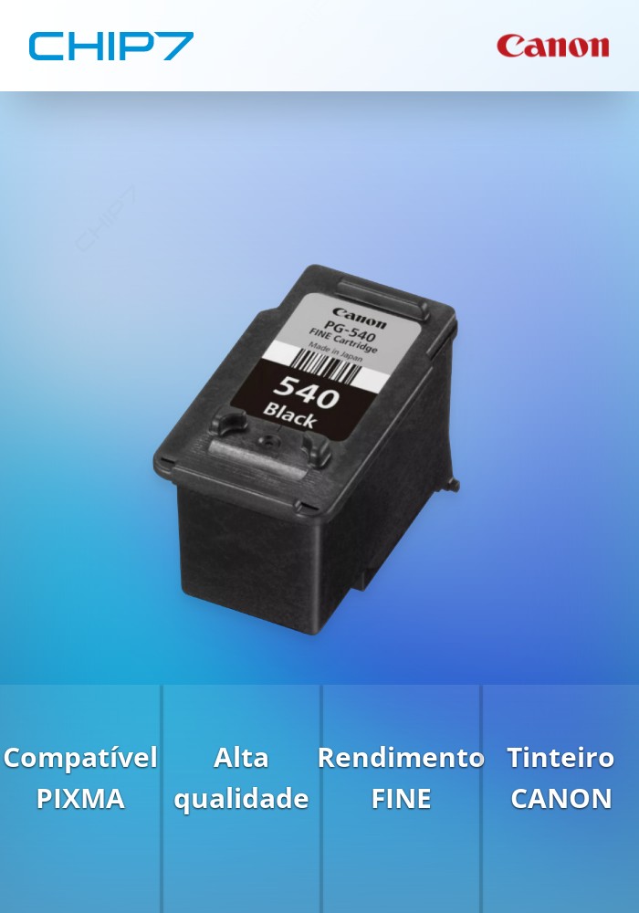 Tinteiro CANON PG-540 Preto - PIXMA