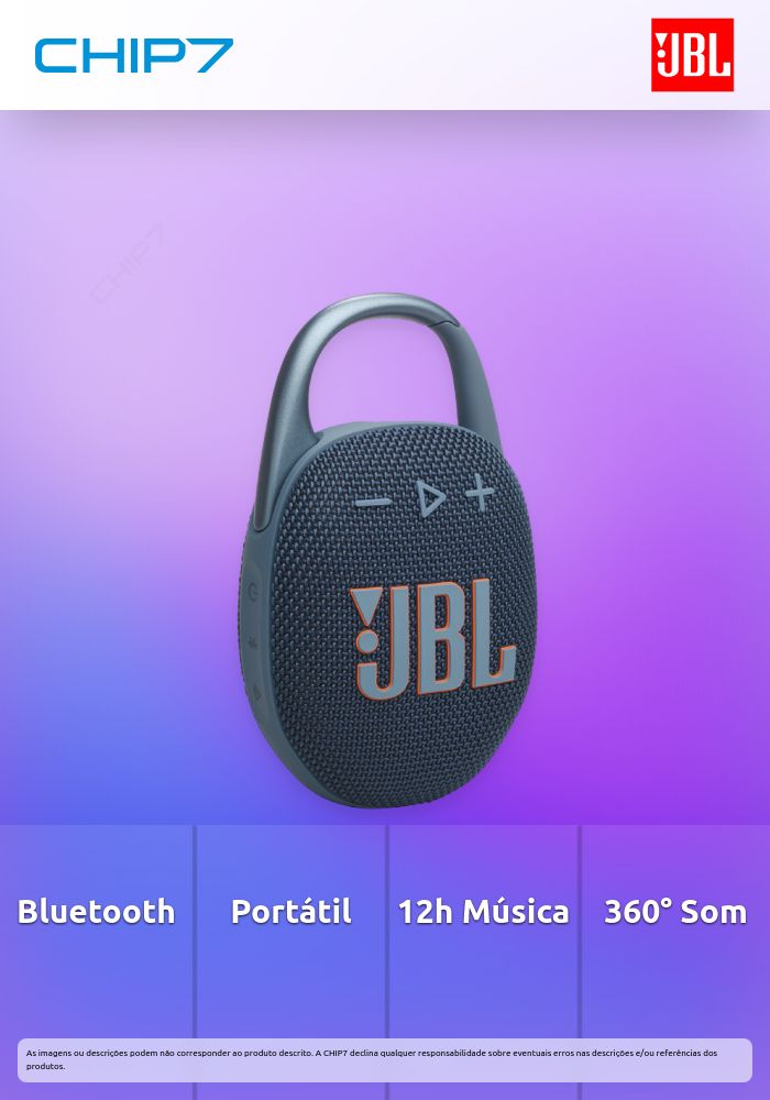 Coluna Portátil JBL Bluetooth Flip 5 Blue