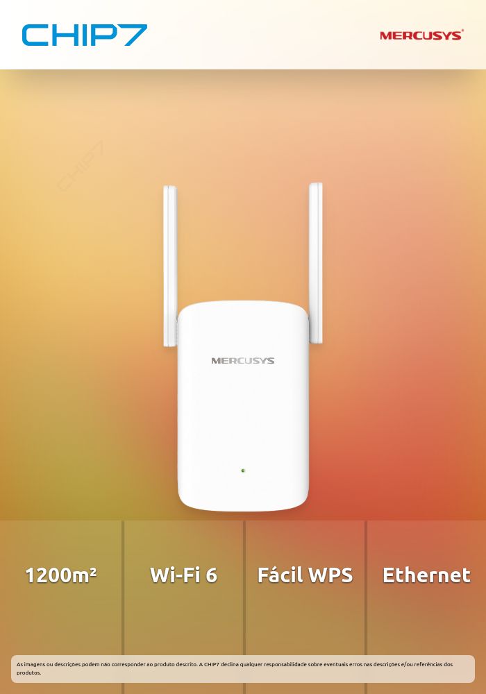 Extensor de Sinal MERCUSYS AX1500 Wi-Fi Range Extender